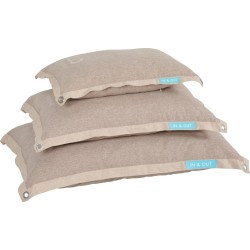 Coussin Ouate Dehous IN/OUT Taupe T90