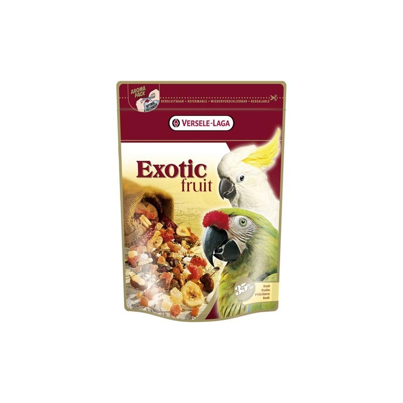 Aliments Premium Perroquets Exotic Fruit 0.6Kg