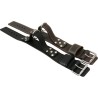 COLLIER CUIR A POIGNEE 60cm NOIR