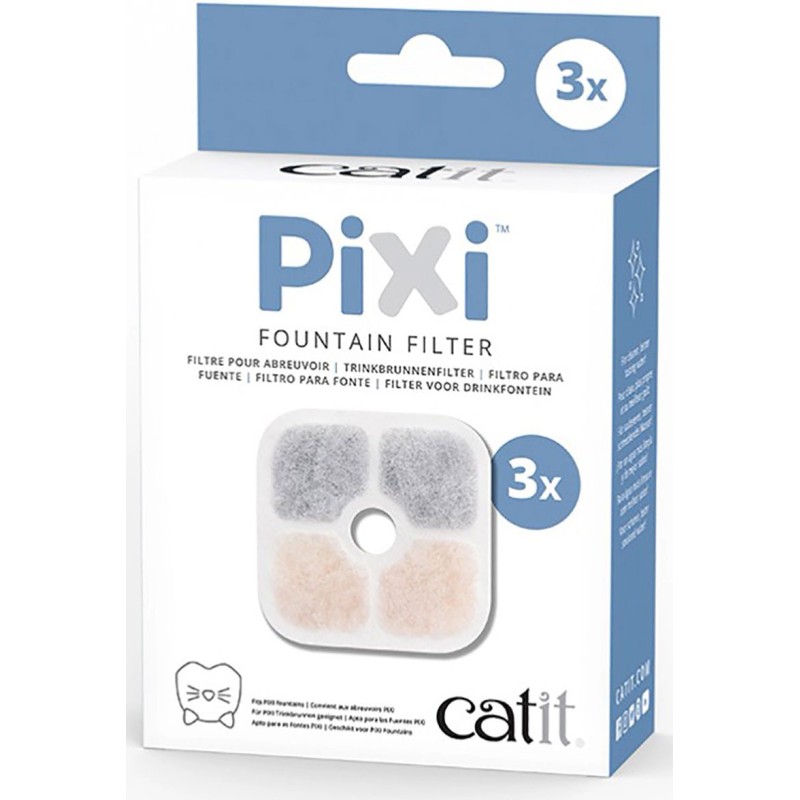 CAT IT PIXI Filtre Fontaine par 3pcs