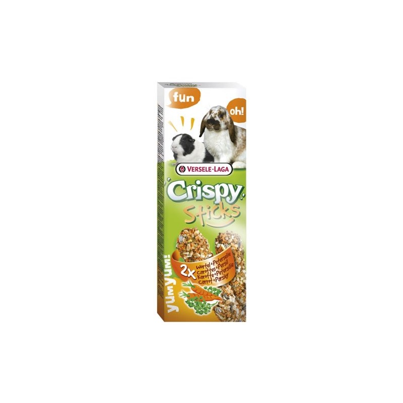 Sticks Lapins/Cobayes Carottes-Persil 2 Pièces