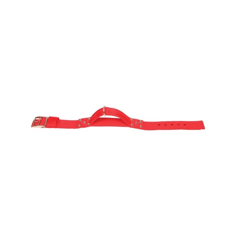 Collier Nylon A Poignee T75 Rouge