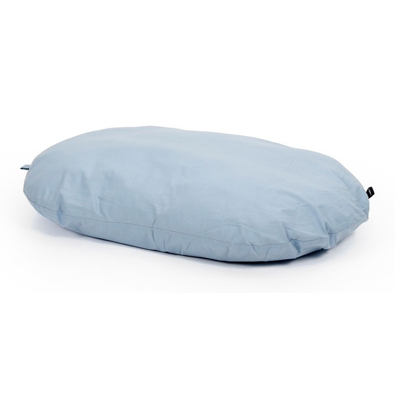 Cotton - Coussin Rond - Bleu Clair - 70X48Cm