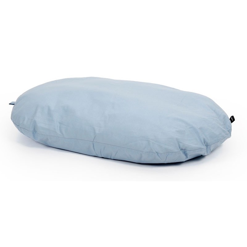 Cotton - Coussin Rond - Bleu Clair - 80X52Cm