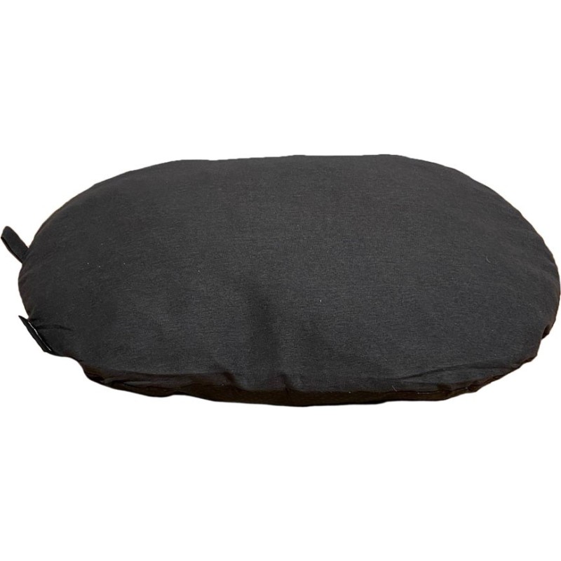 Essential - Oval Cushion - Dark Grey - 70x48cm