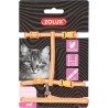 HARNAIS + LAISSE CHAT 10mm ORANGE