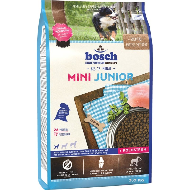 Bosch Mini Junior Sans Gluten 3Kg