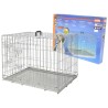 Cage Fer Pliante  Grise  N°1 56X33X41Cm