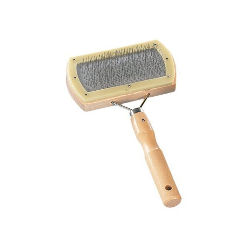 BROSSE CARDE BOIS pour chiens