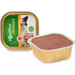 Terrine pour chiens adultes...