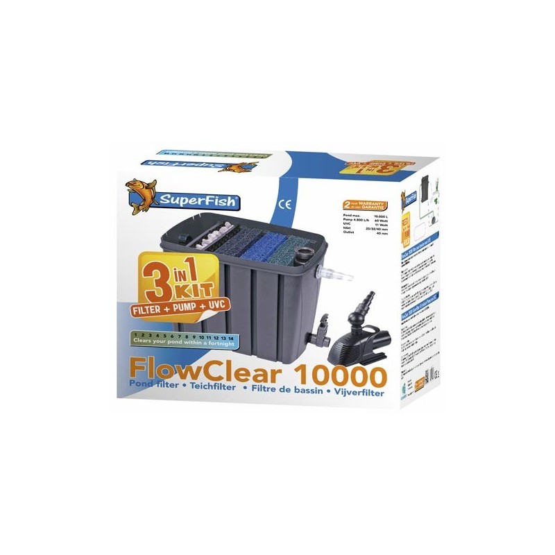 Flowclear Kit10000 Uv 11W Pompe 5000L/H