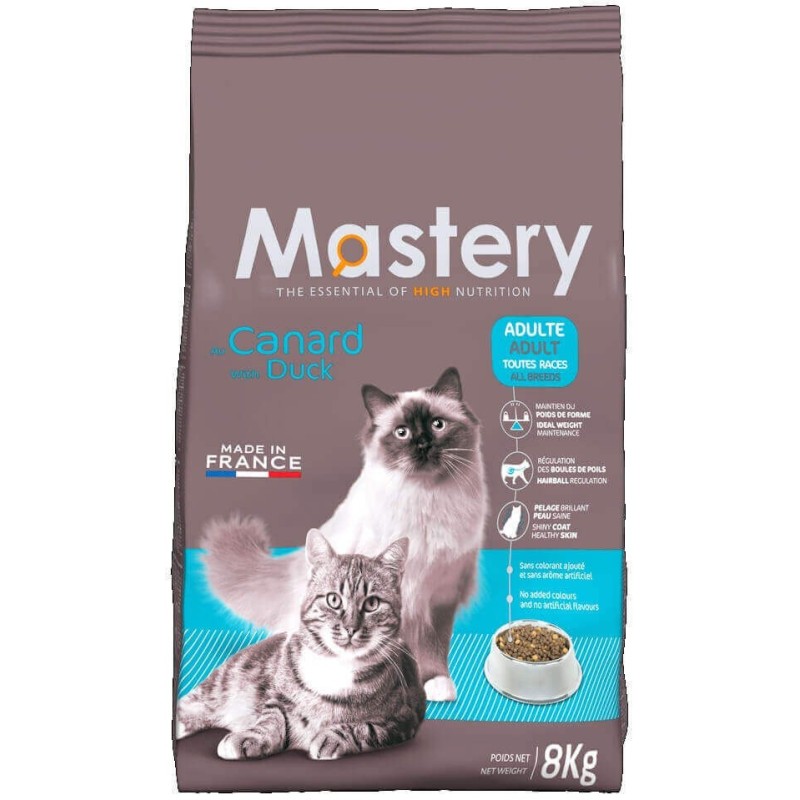 Mastery Chat Canard 8Kg