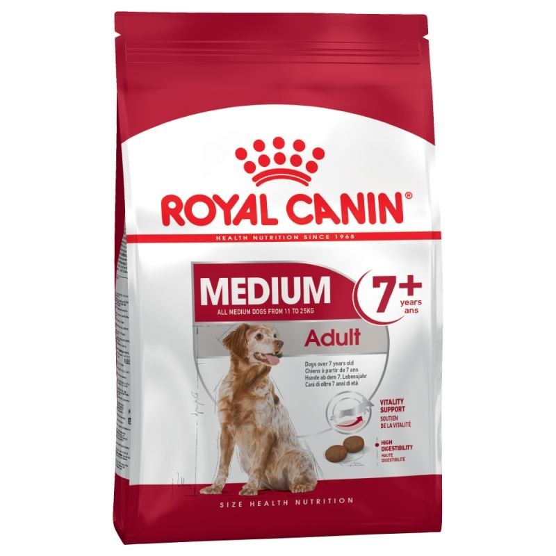 Adult Medium 7+  -  15Kg - Royal Canin - Croquettes chiens adultes