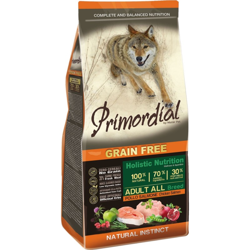 Primordial Chien Adulte Poulet - Saumon 2 Kg