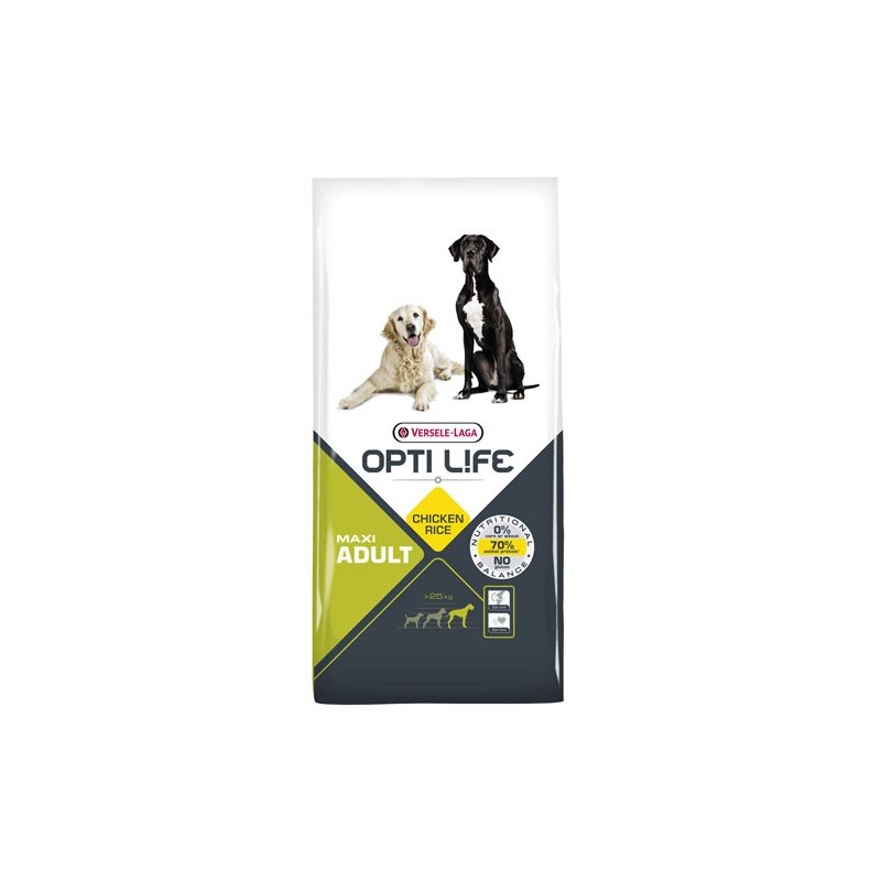 Maxi Adult 12.5Kg - Opti-Life - Croquettes chiens adultes