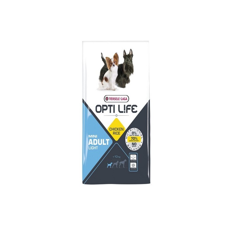 Mini Adult Sterilised/Light 2.5Kg - Opti-Life - Croquettes chiens adultes