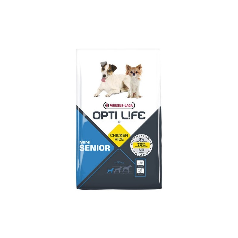 Mini Senior 2.5Kg - Opti-Life - Croquettes chiens seniors