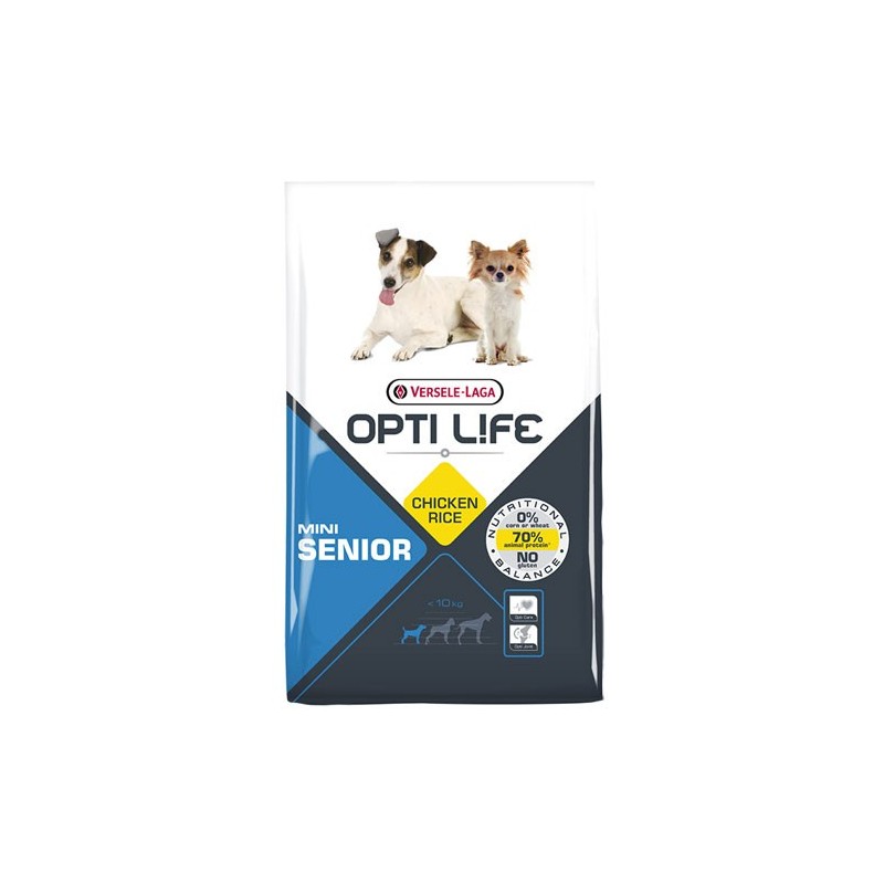 Mini Senior 7.5Kg - Opti-Life - Croquettes chiens seniors