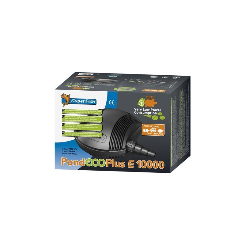 POND ECO PLUS E 10000l/h 68w pompe filtration