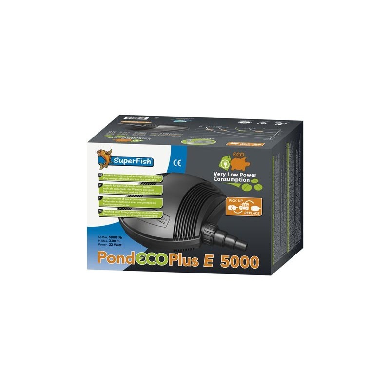 POND ECO PLUS E 5000l/h 22w pompe filtration