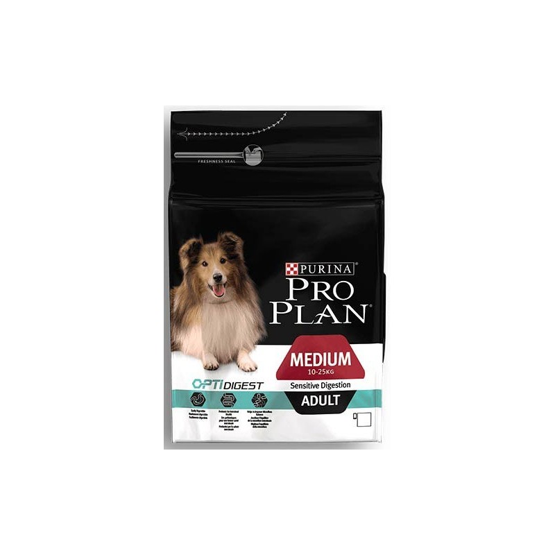 Medium Adult Sensitive Digestion 3Kg - Pro Plan - Croquettes chiens adultes