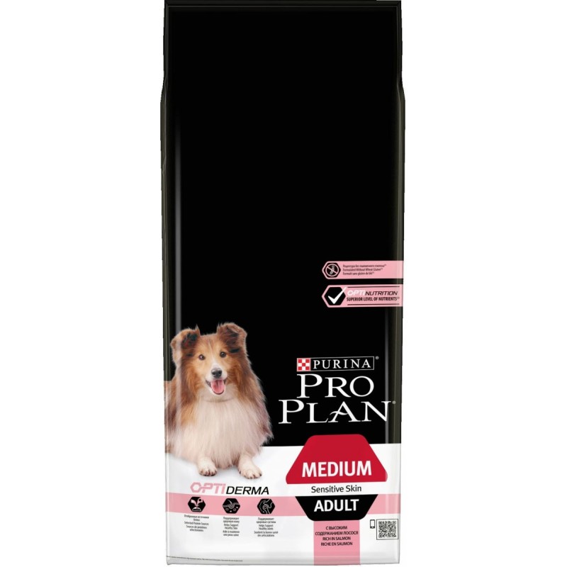 Medium Adult Sensitive Skin 14Kg* - Pro Plan - Croquettes chiens adultes