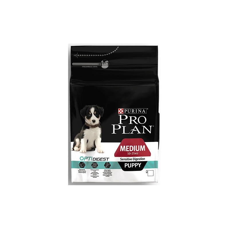 Medium Puppy Sensitive Digestion 12Kg* - Pro Plan - Croquettes chiots