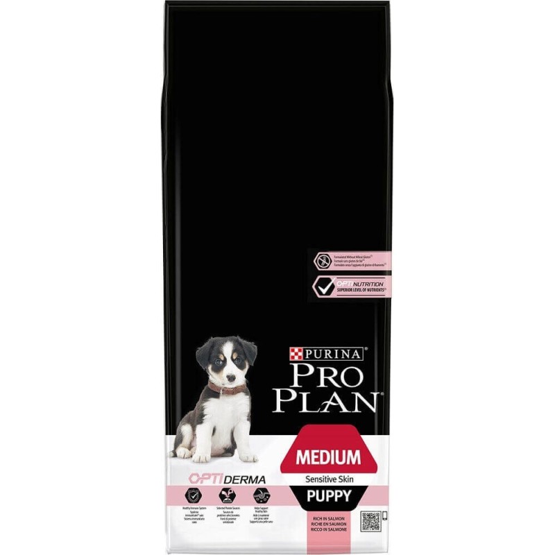 Medium Puppy Sensitive Skin 12Kg* - Pro Plan - Croquettes pour chiots