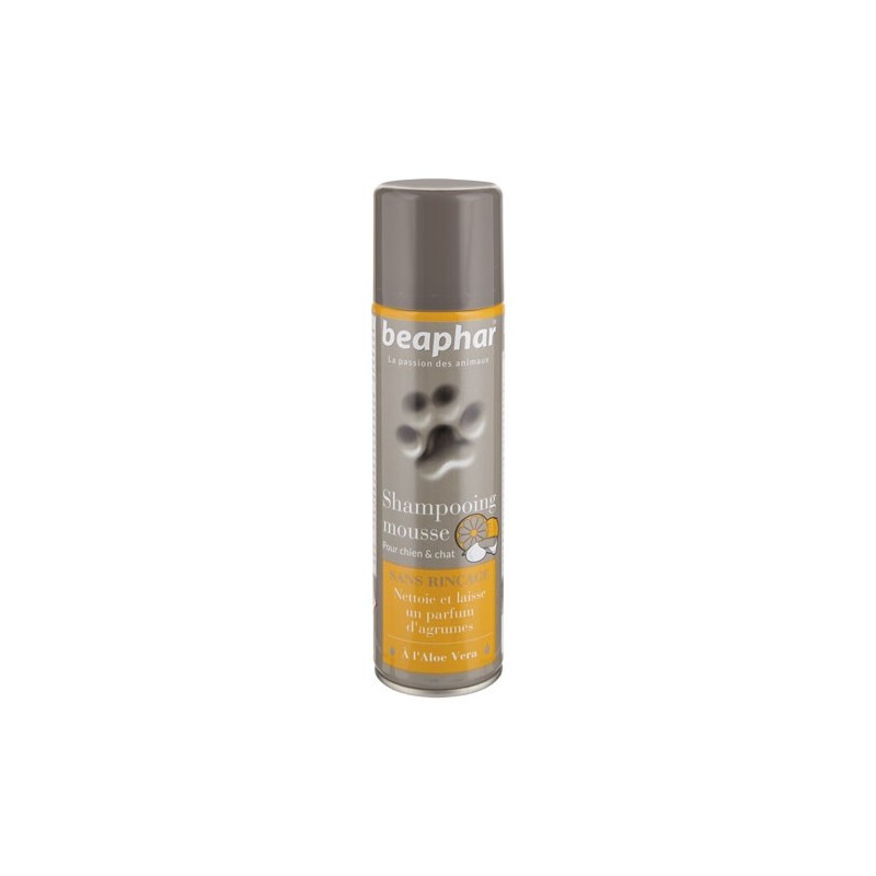 Spray Shampoing Mousse Sans Rincage 250Ml - pour chien