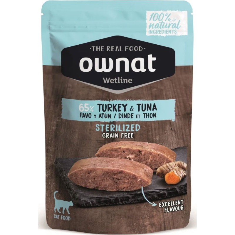 Ownat Chat Wetline Dinde&Thon 85gr