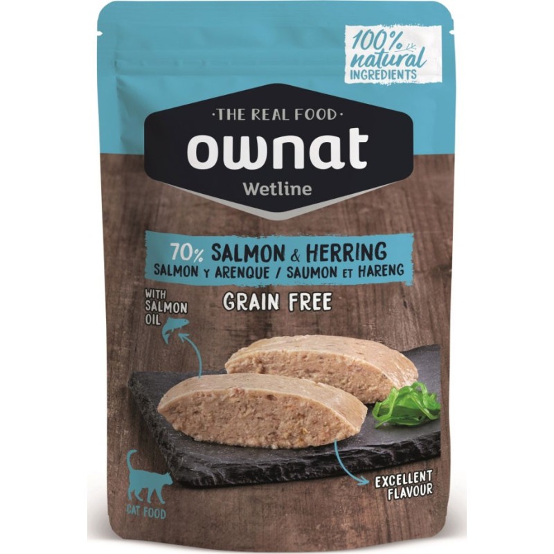 Ownat Chat Wetline Saumon&Hareng 85gr