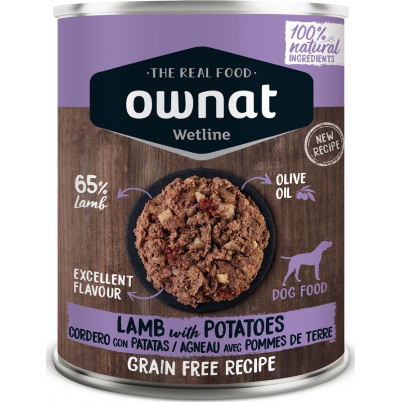 Ownat Chien Wetline Agneau&PdTerre 395gr