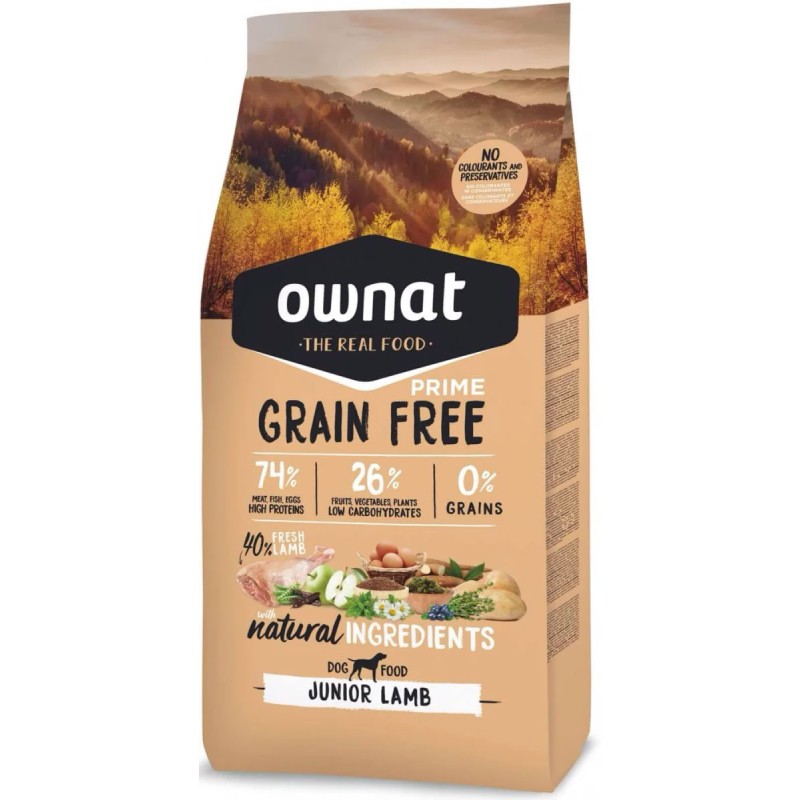 Ownat Chien Gf Prime Junior Agneau 3kg