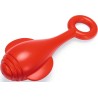 Jouet Chien TPR Bouee Volante Rouge 28cm