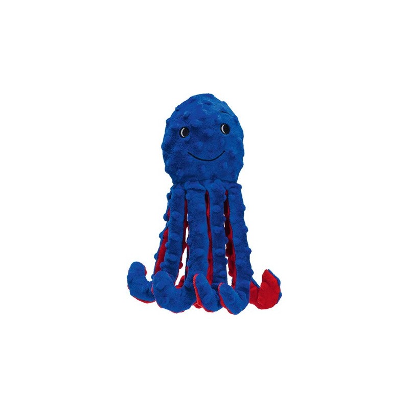 Peluche Chien Poulpe Bleu 25cm