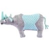 Peluche Recyclé Rhinocéros 22x5x12cm